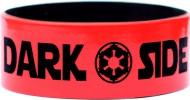 white with black text one inch debossed silicone wristbands