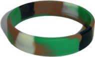 black custom silicone wristband