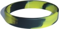 black custom silicone wristband