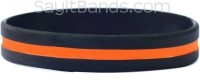 Police Officer Thin Blue Line Wristband