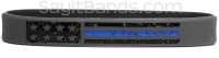 Police Officer Thin Blue Line Wristband