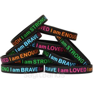 Inspirational Silicone Wristbands