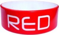 big one inch color text wristband